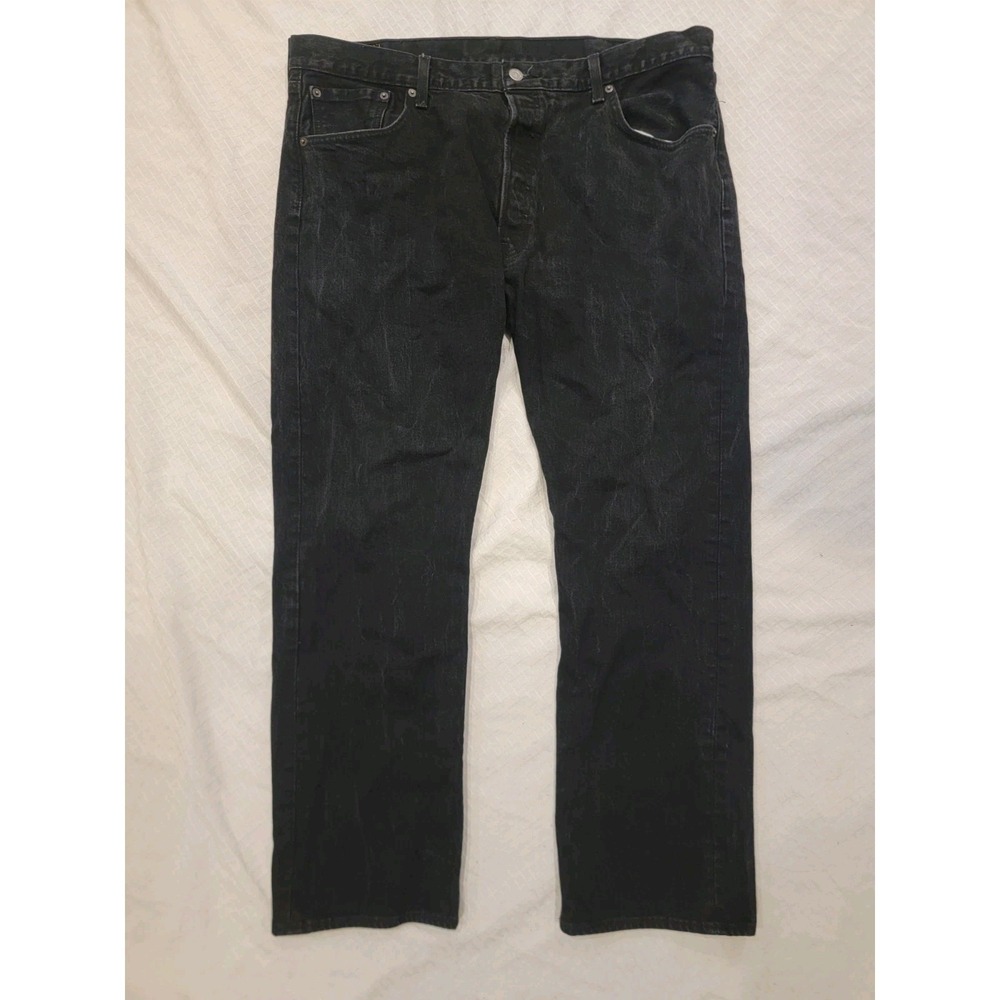Levi's Original 501 jeans - Original Straight Leg, Button Fly‎ Men's 40x30 Black